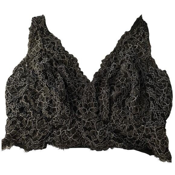 Cosabella Pret-A-Porter Lurex Longline Curvy Bralette - XL - NWOT - Picture 3 of 6